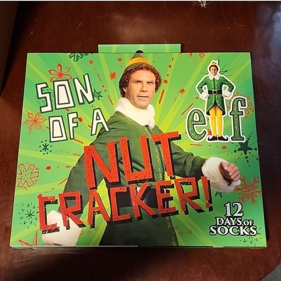 ELF Other - Elf son of a nutcracker mens 12 days socks new